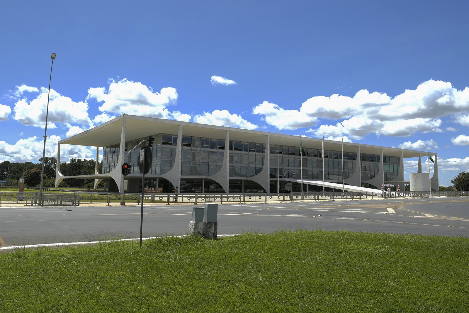 Fachada del Palacio del Planalto en Brasilia, sede de la Presidencia de Brasil
